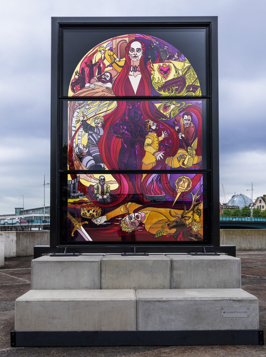 2019-Tourism Ireland-Glass of Throne-Window 3 House Baratheon Lagan Weir-Publicis London-jpg